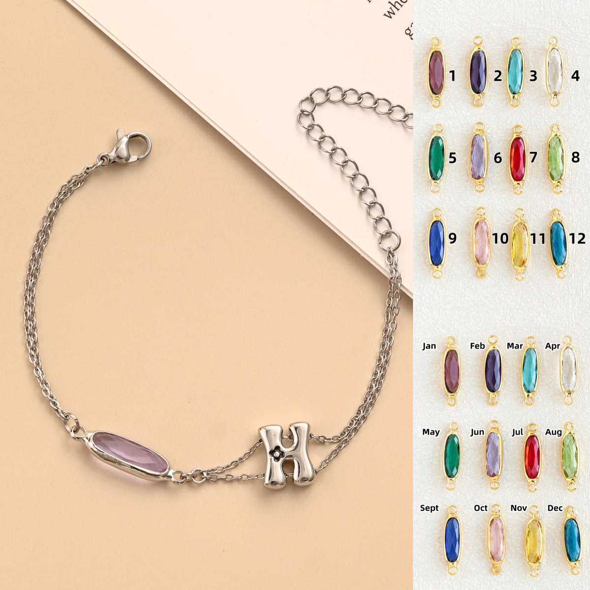 Damen Armbanduhr mit facettiertem Kristall und eleganter Schließe Shop Nory
