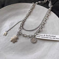 Damen Halskette mit charmantem Bärchenanhänger und inspirierendem Spruch Shop Nory