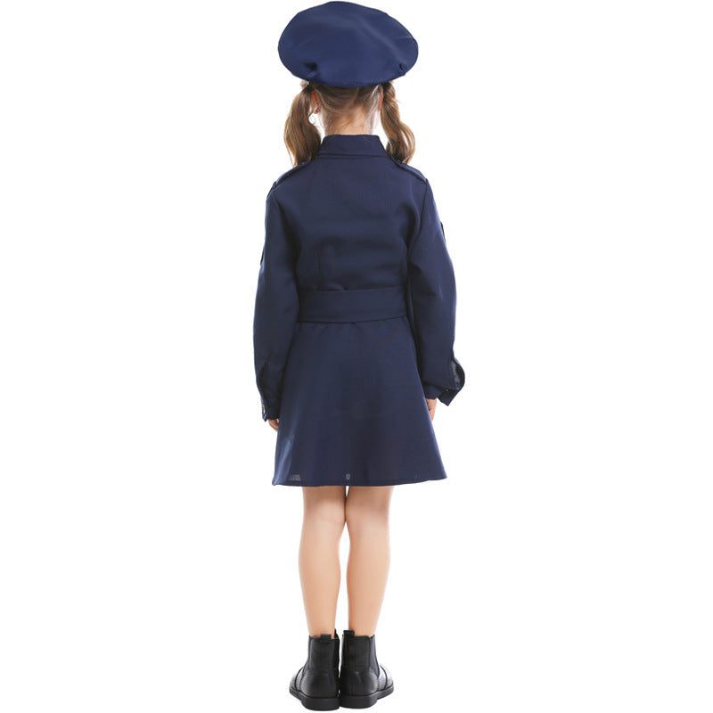 Damen Polizeikostüm mit Rock und Mütze Shop Nory