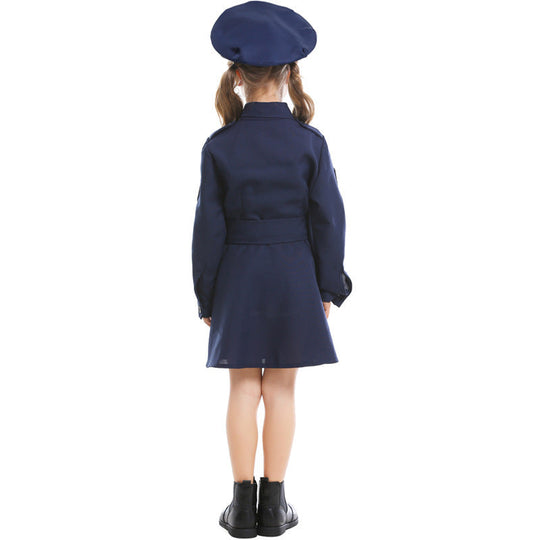 Damen Polizeikostüm mit Rock und Mütze Shop Nory
