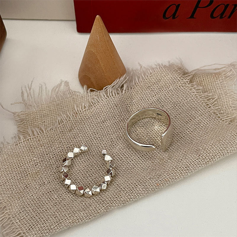 Damen Offener Ring mit innovativem geometrischem Design Shop Nory