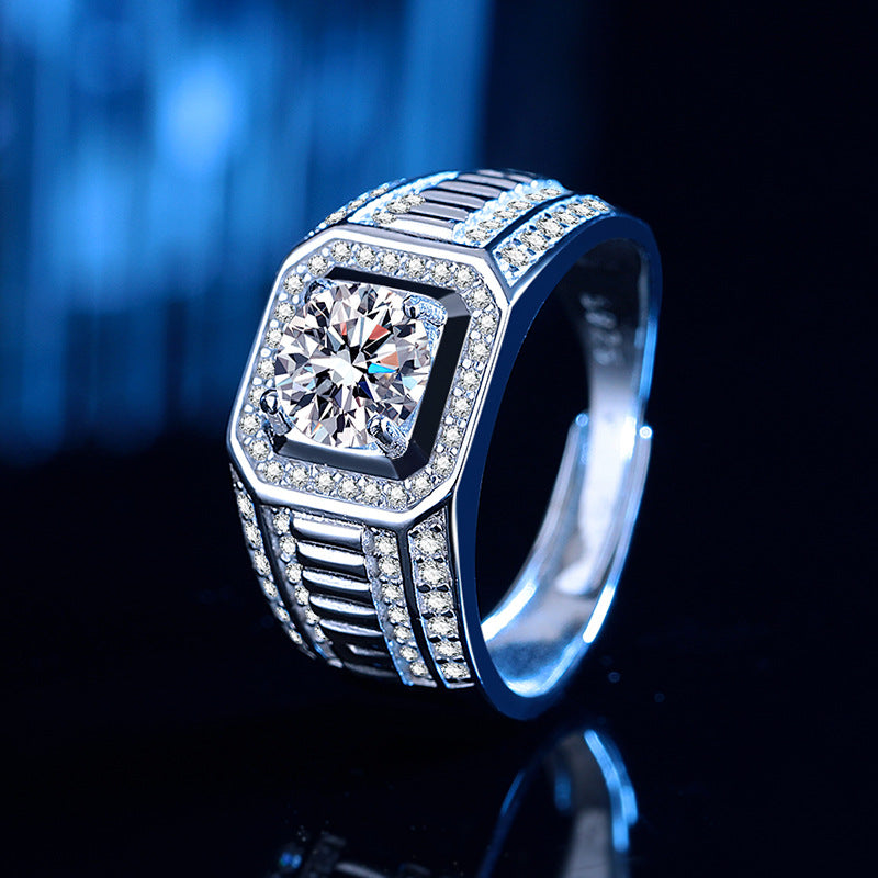 Herren Ring mit funkelndem Zirkon und elegantem Design Shop Nory
