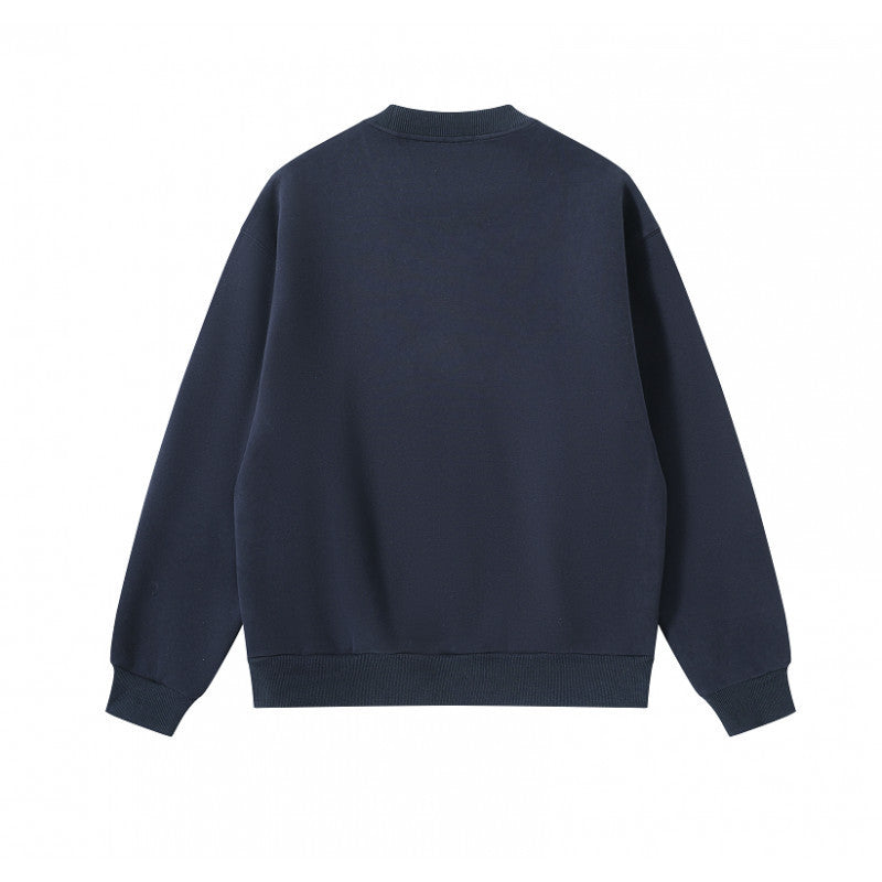 Unisex Oversize-Sweatshirt mit seitlichen Druckknopfleisten, Rippbündchen und Rundhals Shop Nory