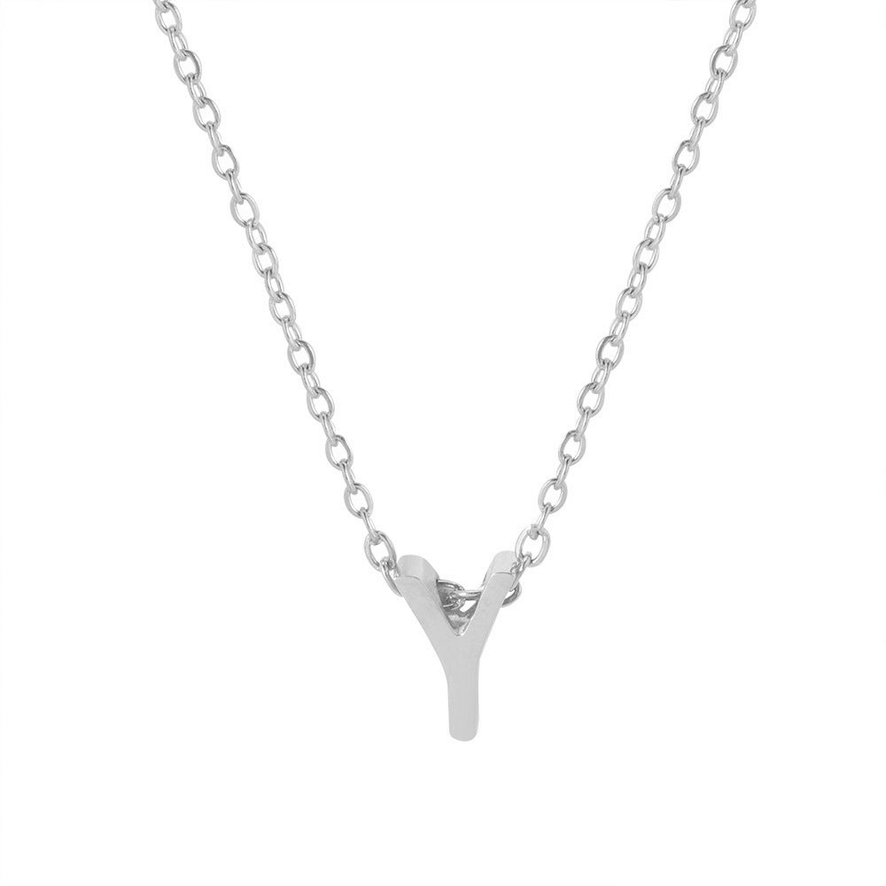 Damen personalisierte Initial Anhänger Halskette Shop Nory