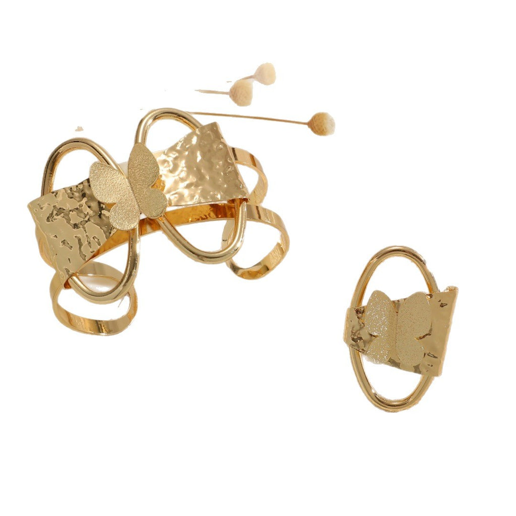 Damen Armreif mit kunstvollem Schmetterlingsdesign Shop Nory