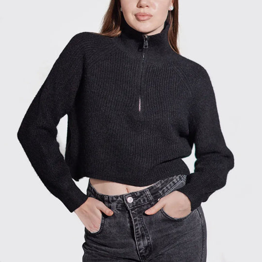 Damen Weite High-Waist-Jeans mit geradem Bein und sichtbaren Teilungsnähten Shop Nory