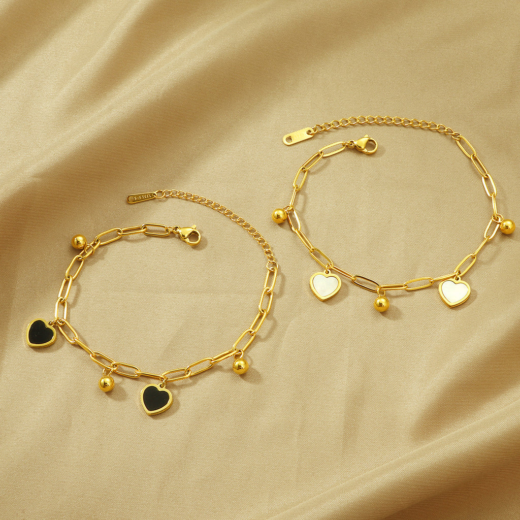 Frauen Herzförmige Charm Armband Shop Nory