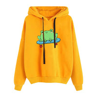 Skateboard-Frosch Blau-Gelb