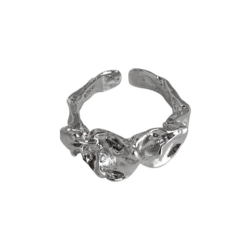 Damen Offener Ring mit quadratischem Design Shop Nory