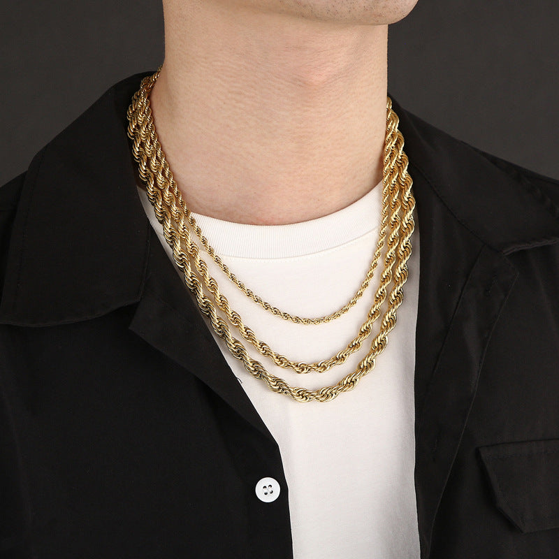 Unisex Halskette "Elo" in Edelstahl - 18 vergoldet | Shop Nory