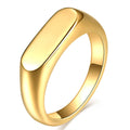 Damen Ring aus hochwertigem Edelstahl mit minimalistischer Oberfläche Shop Nory