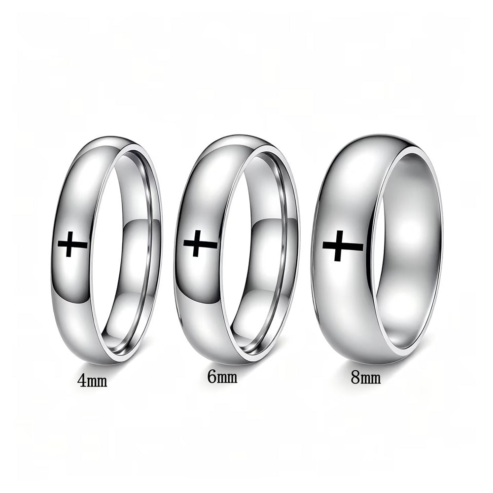 Herren Ring mit minimalistischer Plusgravur Shop Nory