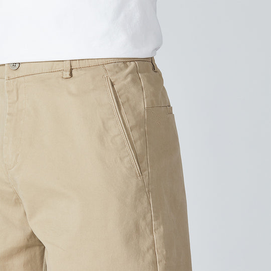 Herren Klassische Baumwoll-Chinohose mit geradem Bein und cleanem Minimal-Design Shop Nory