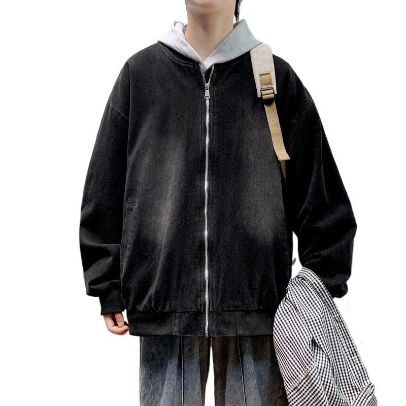 Herren entspannte Baumwolljacke im lässigen Stil