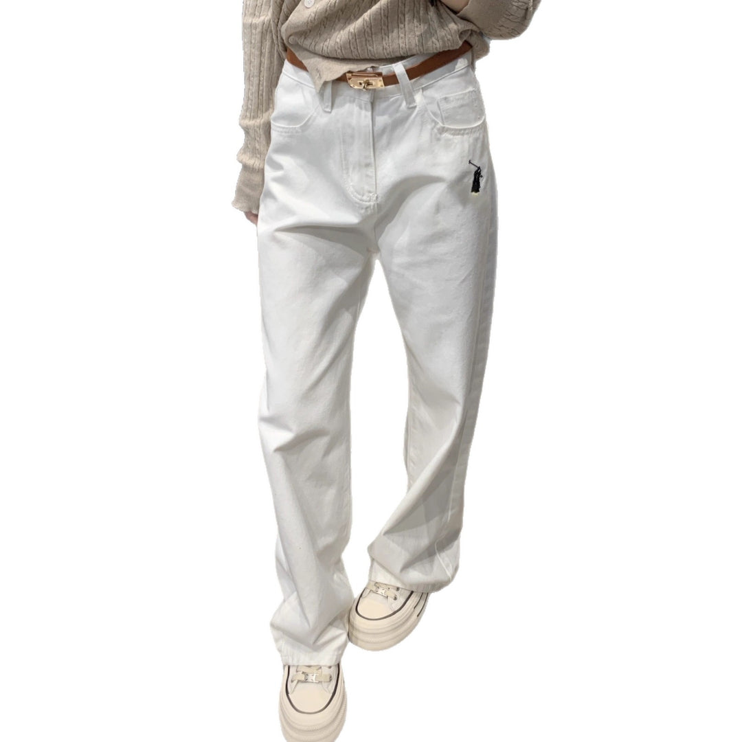 Damen Weite High-Waist Jeans Shop Nory