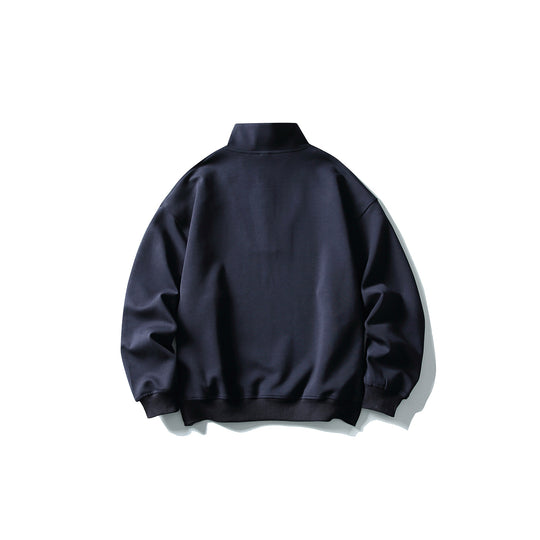 Unisex Relaxed-Halbzip-Sweatshirt mit hohem Kragen und Raglannaht Shop Nory