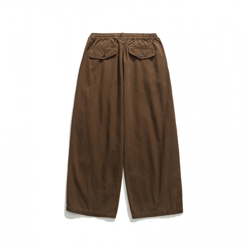 Unisex Weite Plissee-Culottehose mit elastischem Bund, tiefen Eingrifftaschen und legerer 3/4‑Länge Shop Nory