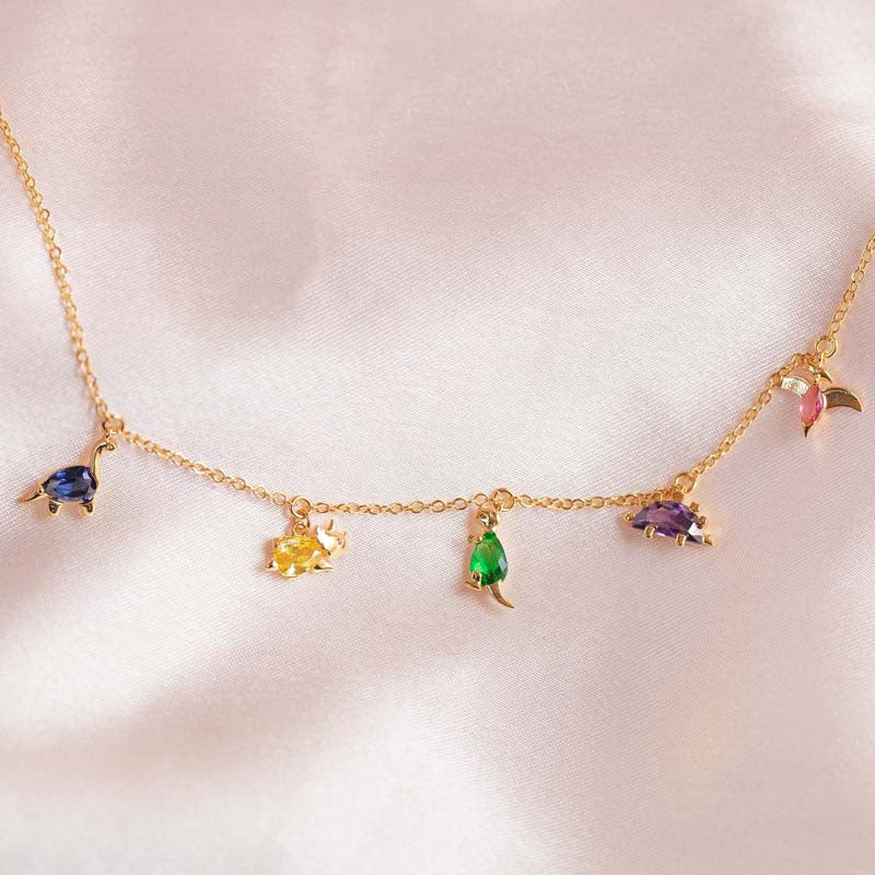 Bunte Anhänger-Halskette | Shop Nory