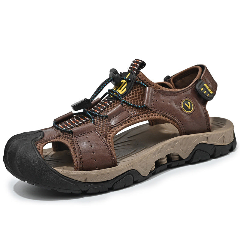 Herren Outdoor-Sandalen mit anatomischem Fußbett und rutschfester Sohle