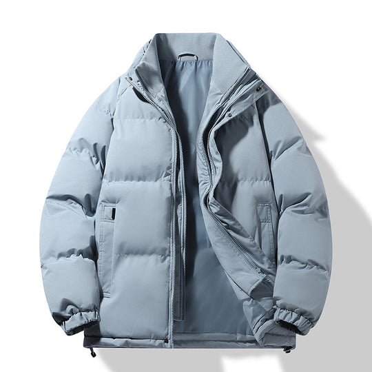 Herren Modische Thermo‑Wattierte Kurzjacke im Boxy‑Schnitt mit Rippenkragen Shop Nory