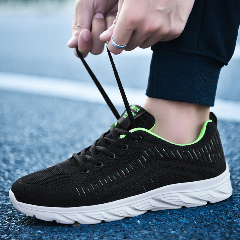 Herren Leichter Strick-Lauf- und Alltagssneaker mit atmungsaktivem Obermaterial und flexibler EVA-Sohle Shopy Nory
