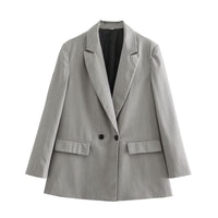 Oversize-Blazer Grau