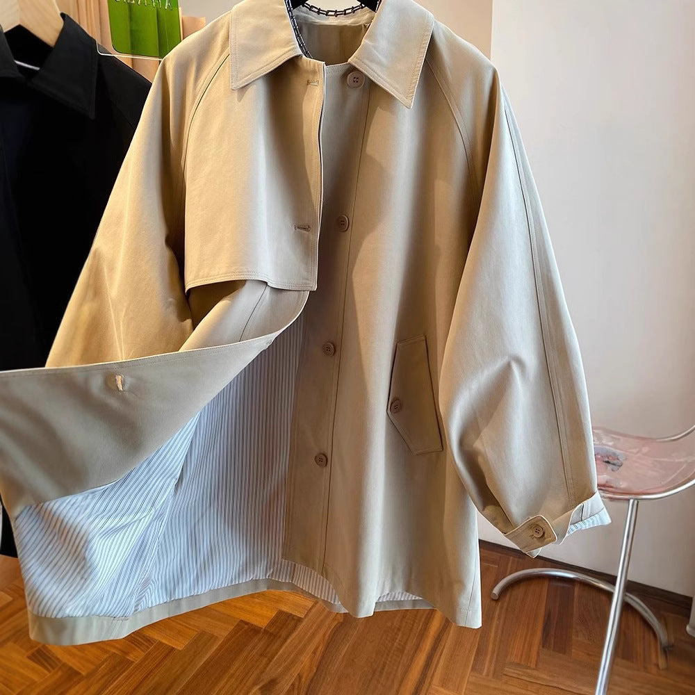 Damen Modische Übergangsjacke mit weitem Schnitt Shop Nory