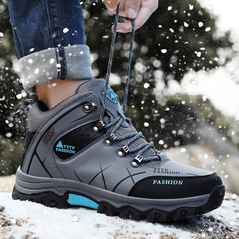 Herren Hochfunktionale Wanderschuhe mit verstärktem Knöchelschutz und rutschfester Sohle