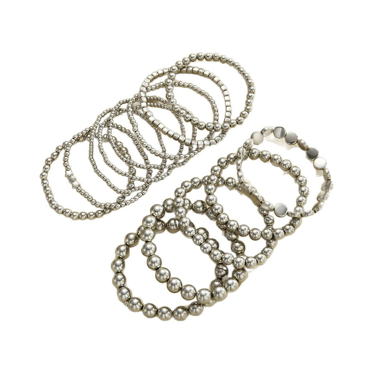 Damen Armreif-Set mit funkelnden metallischen Akzenten Shop Nory