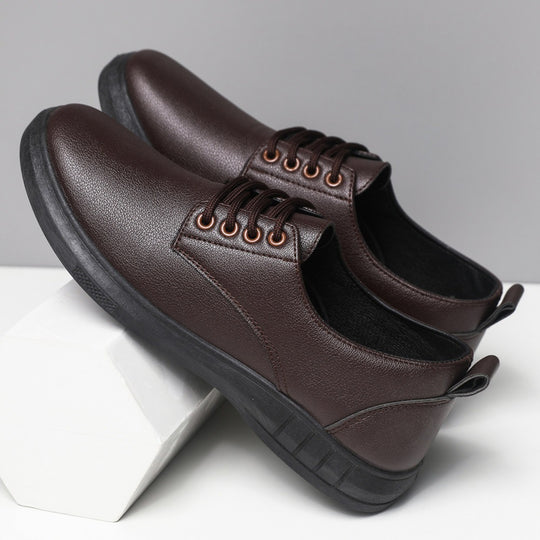 Herren Komfortable Lederschnürschuhe Shop Nory