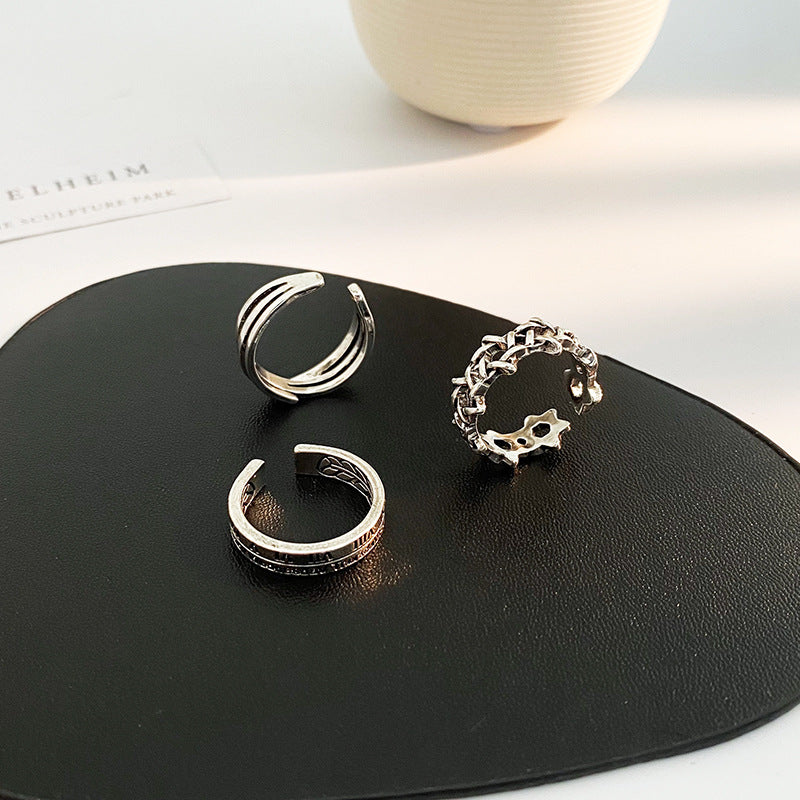 Damenring mit modernem, mehrsträngigem Design Shop Nory