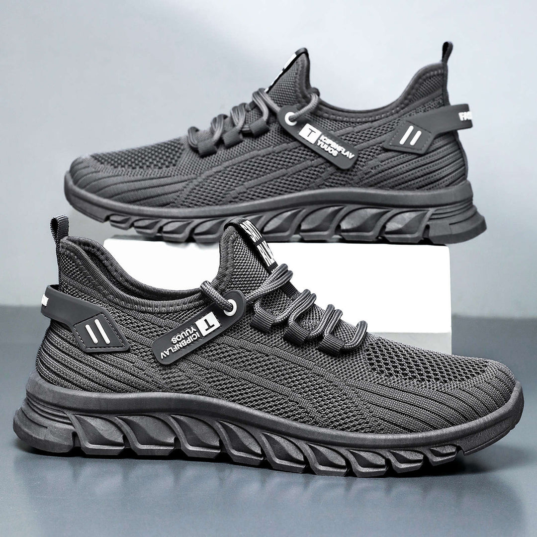 Herren nan atmungsaktiver Strick-Chunky-Sneaker mit elastischem Einstieg, stabiler Dämpfungssohle und Zuglasche Shop Nory