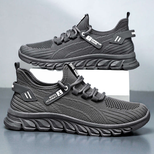 Herren nan atmungsaktiver Strick-Chunky-Sneaker mit elastischem Einstieg, stabiler Dämpfungssohle und Zuglasche Shop Nory