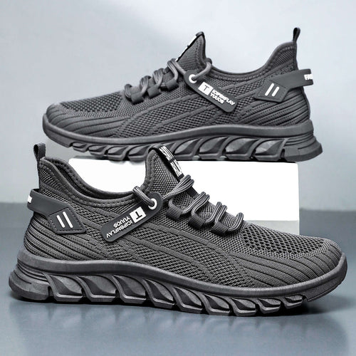 Herren nan atmungsaktiver Strick-Chunky-Sneaker mit elastischem Einstieg, stabiler Dämpfungssohle und Zuglasche Shop Nory