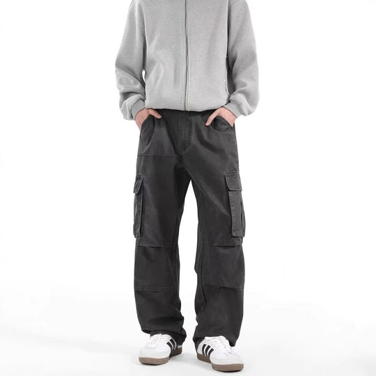 Herren Cargo-Hose mit strapazierfähigem Material und großzügigen Taschen