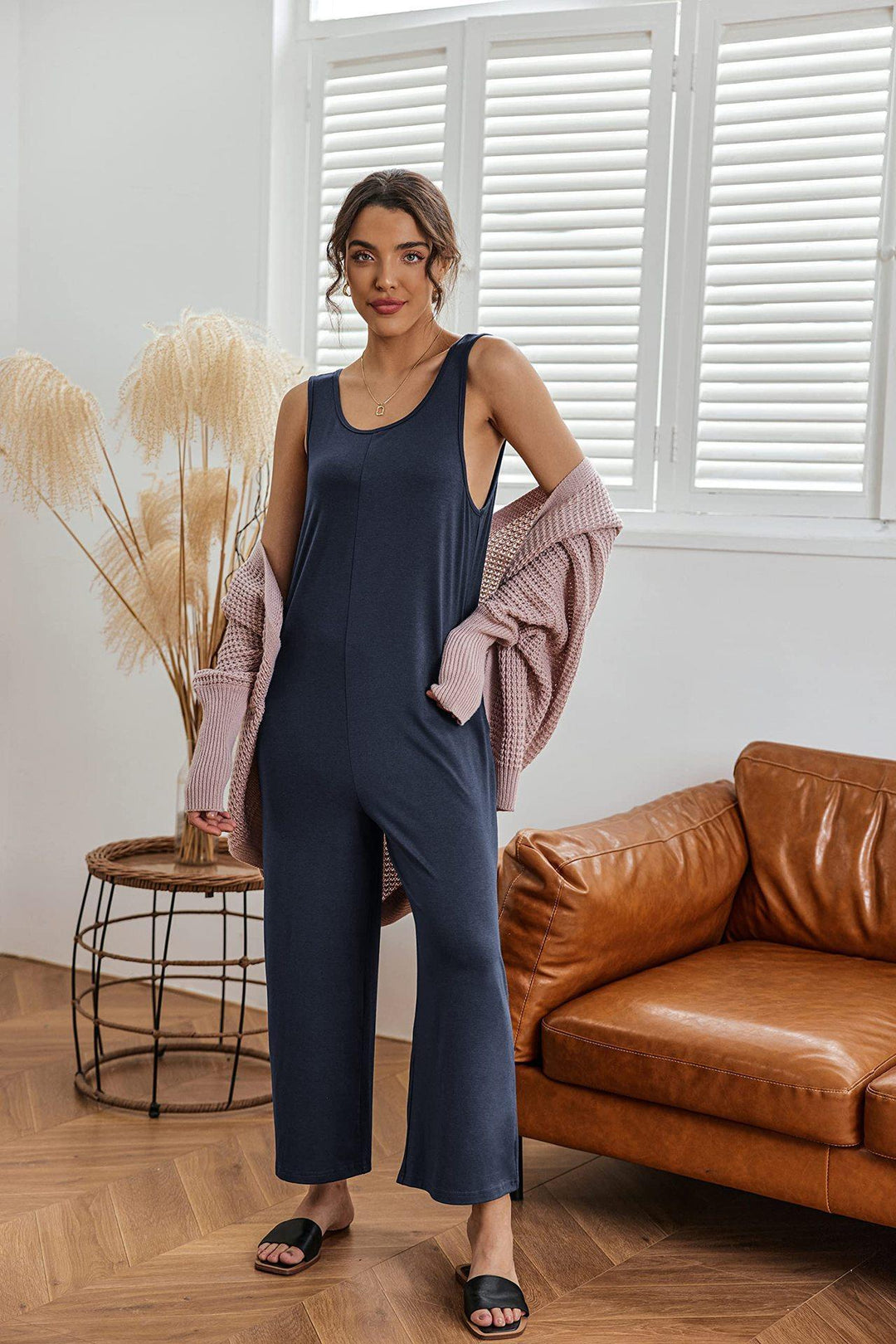 Damen Overall mit weit geschnittenem Bein