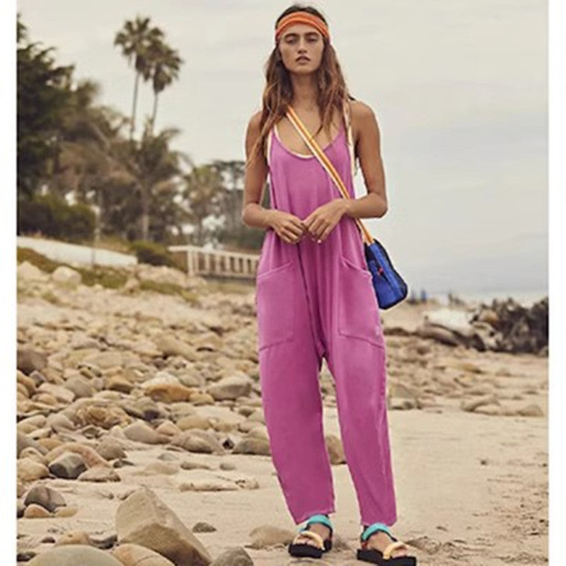 Damen Overall mit lässigem Schnitt und praktischen Taschen
