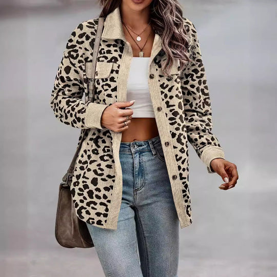 Damen lässige und modische Karo-Jacke