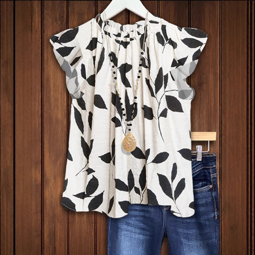 Damen Bluse mit floralem Design