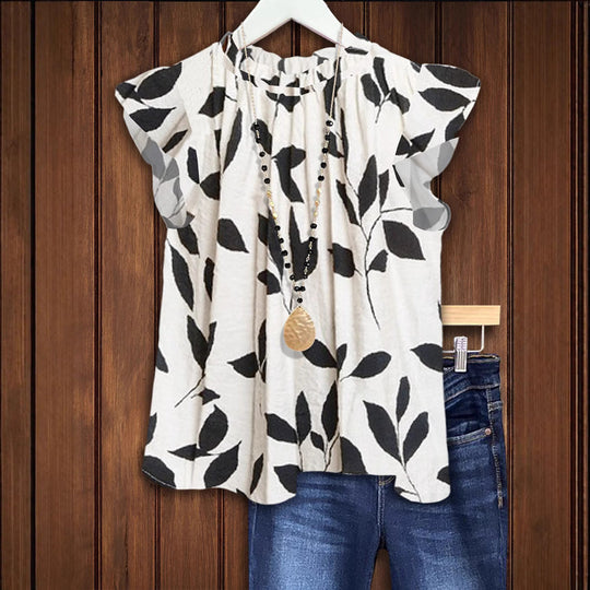 Damen Bluse mit floralem Design