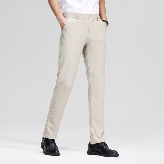 Herren Schlanke Business‑Stretchhose mit Bügelfalte und Komfortbund Shop Nory