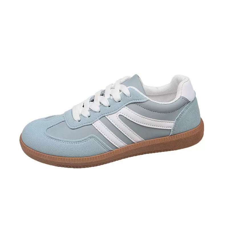 Damen Retro-Sneaker mit Veloursleder-Optik, gepolstertem Komfortfußbett und profilierter Gummilaufsohle Shop Nory