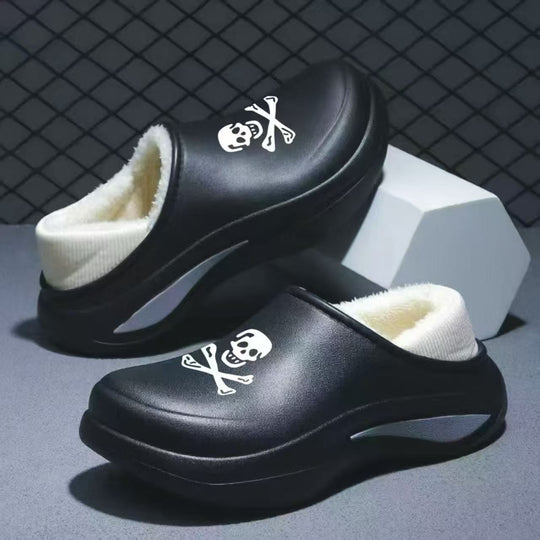Damen Gefütterte Komfort-Clogs mit Teddyfutter und stoßdämpfender Profilsohle Shop Nory