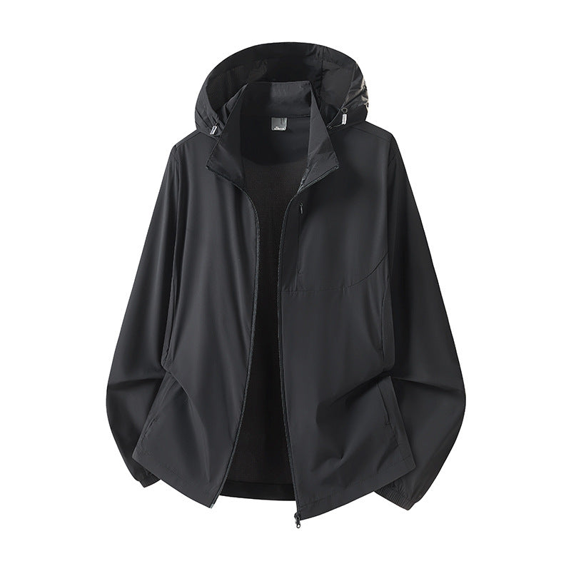 Damen Leichter Windbreaker mit Kapuze Shop Nory
