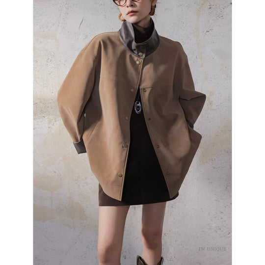 Damen Lederjacke mit modernem Schnitt Shop Nory