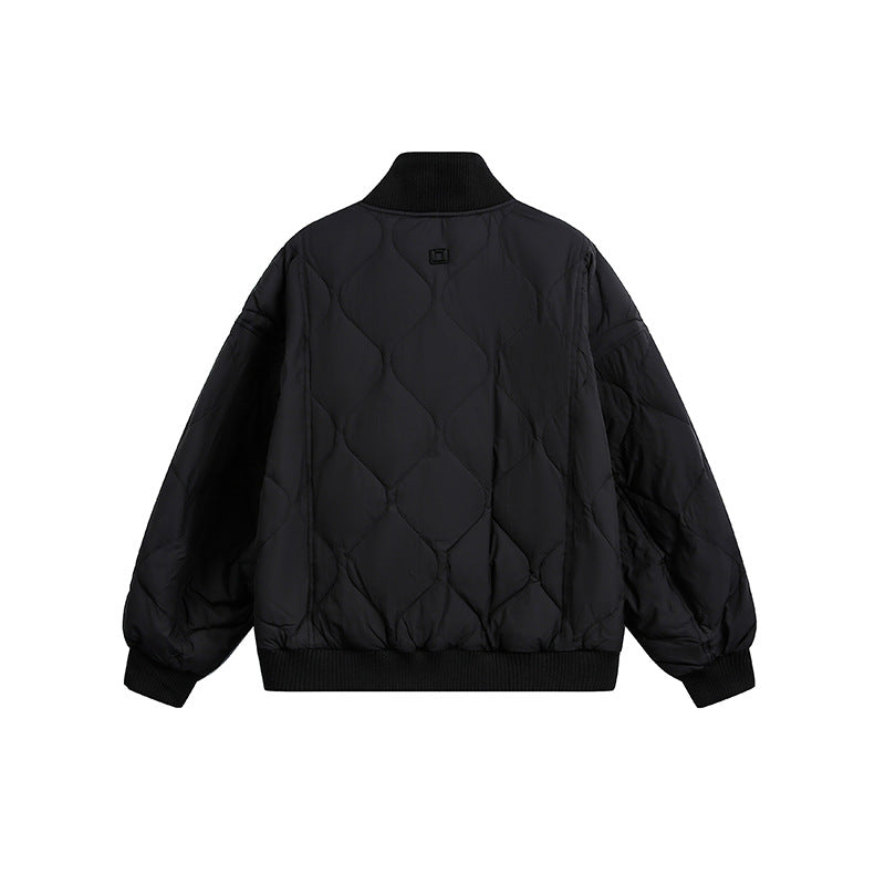 Damen Gesteppte Kurzblousonjacke mit Stehkragen und elastischem Saum Shop Nory