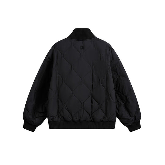 Damen Gesteppte Kurzblousonjacke mit Stehkragen und elastischem Saum Shop Nory