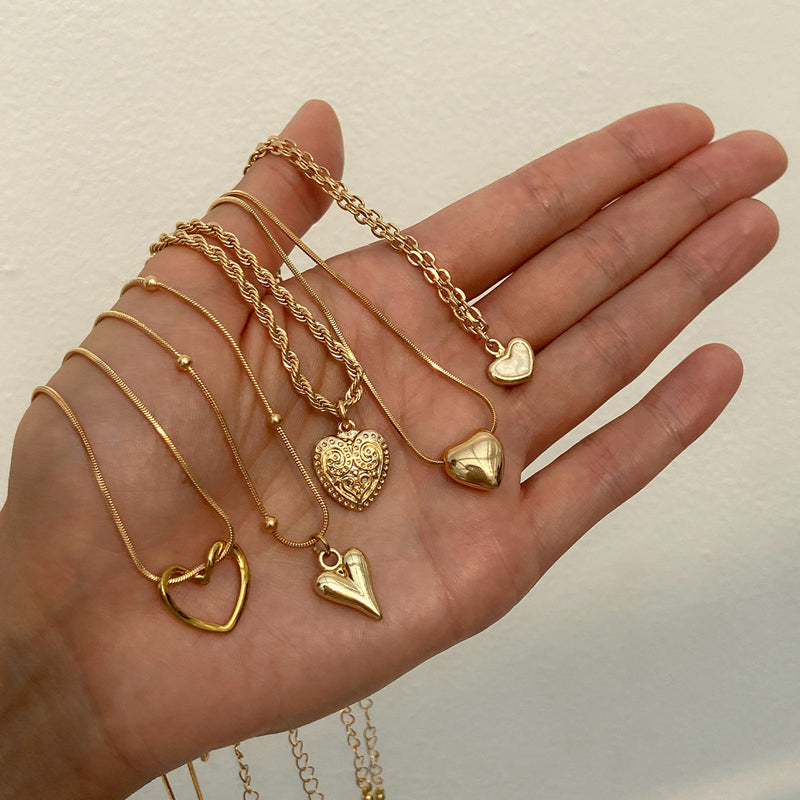 Halskettenset Mit Herzanhänger | Shop Nory
