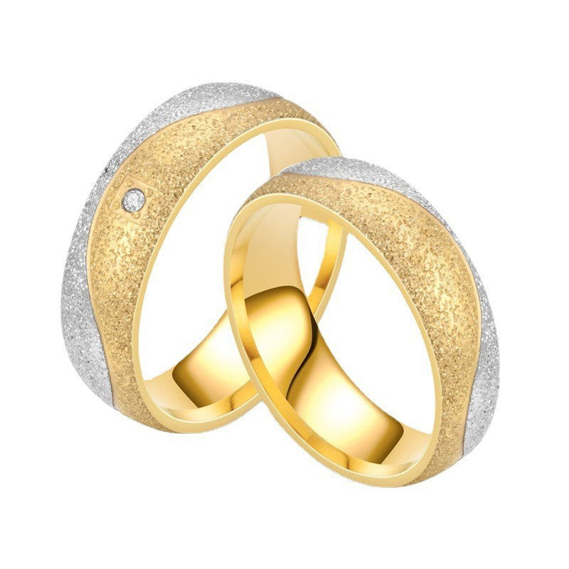 Herren Ring mit kunstvollem Oberflächenmix und funkelndem Zirkonia Shop Nory
