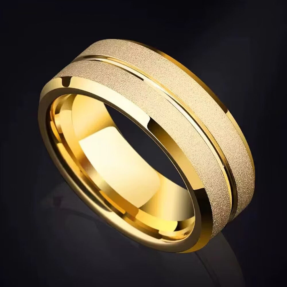 Herren Ring mit luxuriösem, strukturiertem Oberflächenfinish Shop Nory